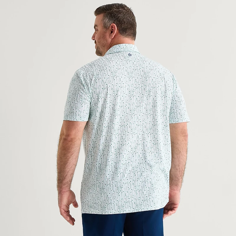 St. John's Bay Performance Big and Tall Mens Classic Fit Short Sleeve Polo Shirt