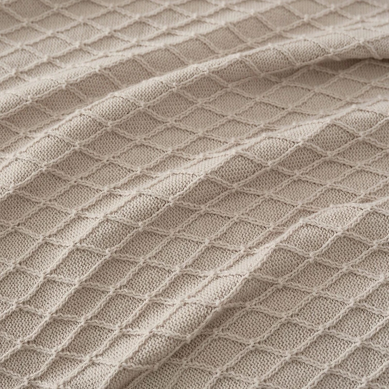 Martha Stewart Bonnie Knit Lightweight Throw