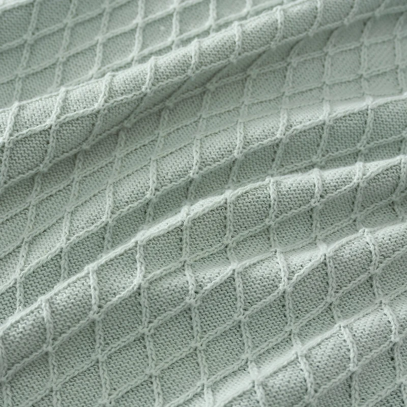 Martha Stewart Bonnie Knit Lightweight Throw