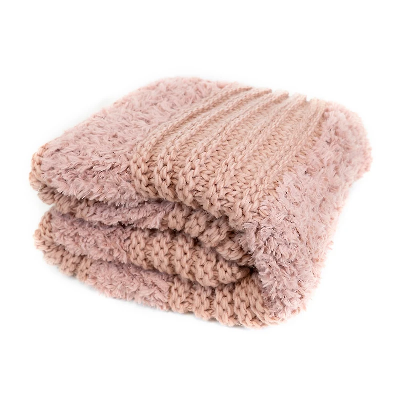 Your Lifestyle By Donna Sharp Plush Knit Midweight Throw