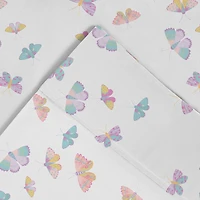 Pointehaven 200 Thread Count Crisp Printed Cotton Sheet Set