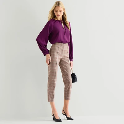 Worthington Womens Luxe Skinny Pant
