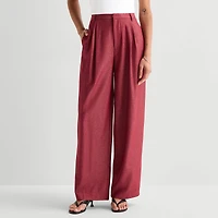 Worthington Womens Straight Mid Rise Trouser