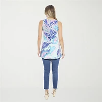 24seven Comfort Apparel Womens Scoop Neck Sleeveless Tank Top