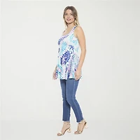 24seven Comfort Apparel Womens Scoop Neck Sleeveless Tank Top