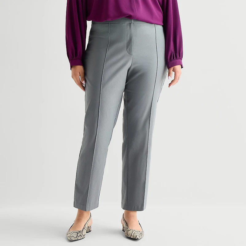 Worthington Plus Womens Luxe Skinny Pant