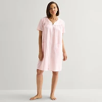Adonna Womens Short Sleeve Mid Length Robe