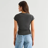 Diet Coke Baby Tee Womens Juniors Crew Neck Short Sleeve Regular Fit Graphic T-Shirt