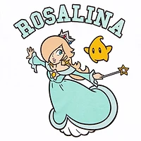 Rosalina Boyfriend Tee Womens Juniors Crew Neck Short Sleeve Graphic T-Shirt