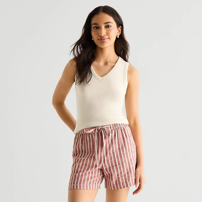 a.n.a Womens V Neck Sleeveless Tank Top