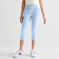 Arizona Womens Juniors Skinny Mid Rise Lounge Pant