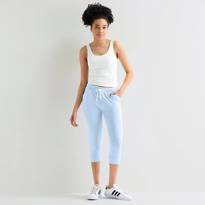 Arizona Womens Juniors Skinny Mid Rise Lounge Pant