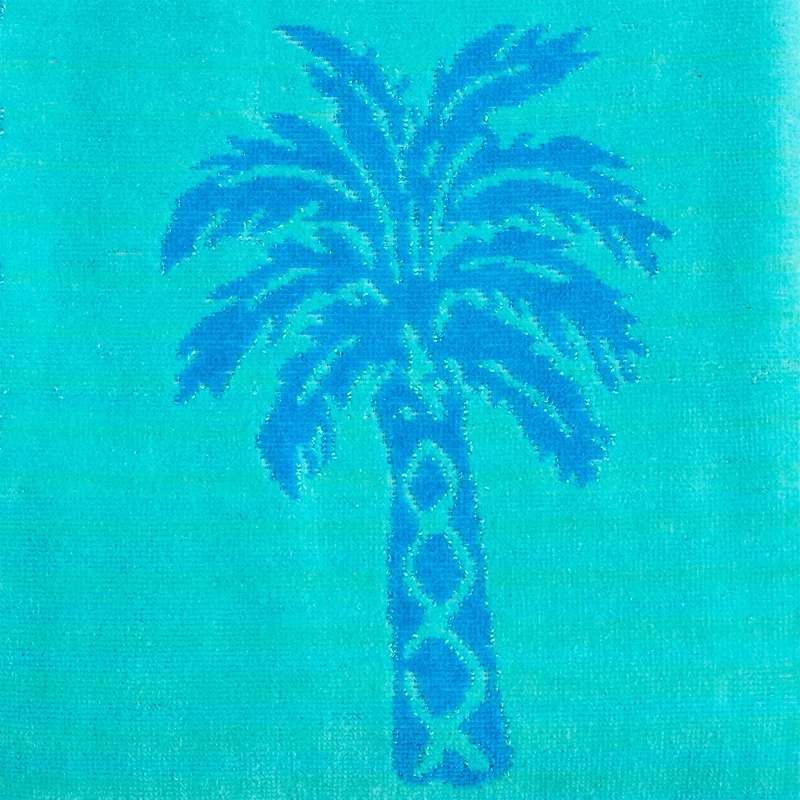 Outdoor Oasis Palm Tree Jacquard Beach Towel