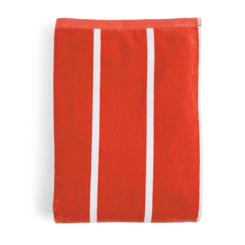 Outdoor Oasis Cabana Stripe Reversible Beach Towel