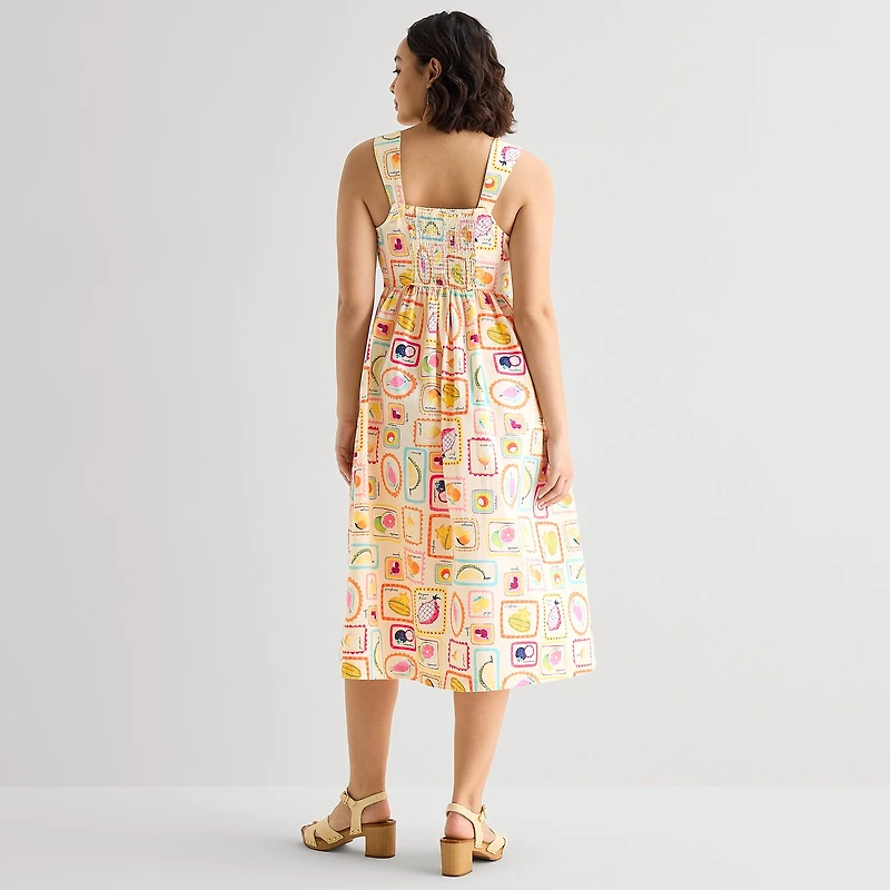 Hope & Wonder AAPI Womens Short Sleeve A-Line Dress