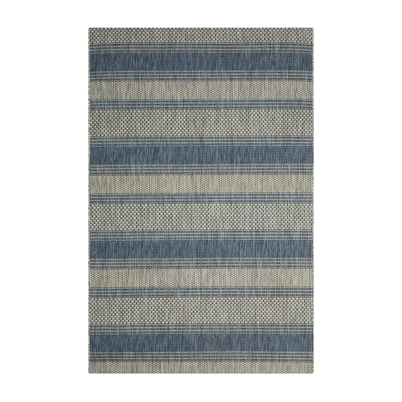 Safavieh Courtyard Collection Jessy Stripe Indoor/Outdoor Area Rug