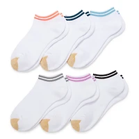 Gold Toe Cushion Womens 6 Pair Liner Socks