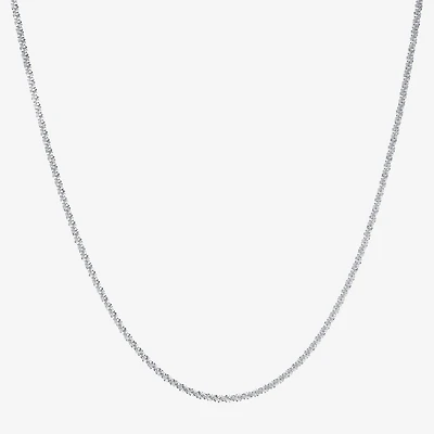 Silver Reflections Womens Pure Silver Over Brass 18 Inch Rolo Chain Necklace