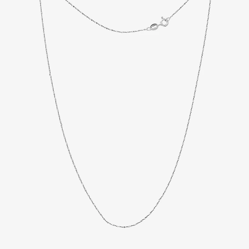 Silver-Plated Brass 18" Twist Chain