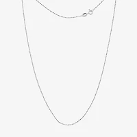 Silver-Plated Brass 18" Twist Chain