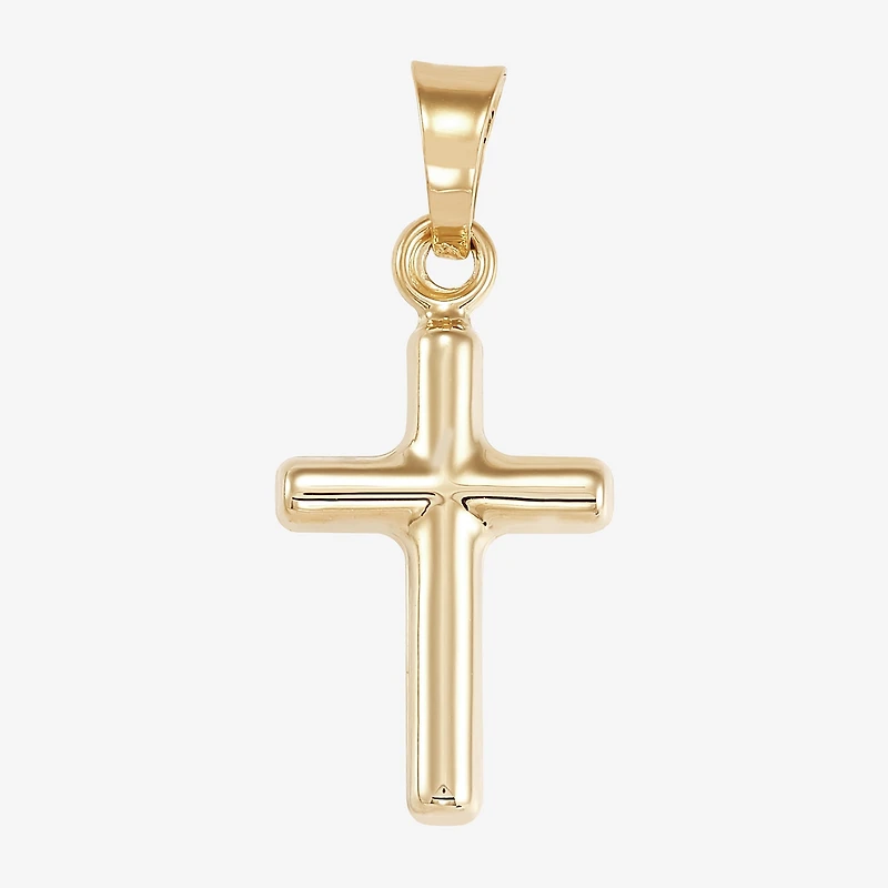 Unisex Adult 14K Gold Cross Pendant