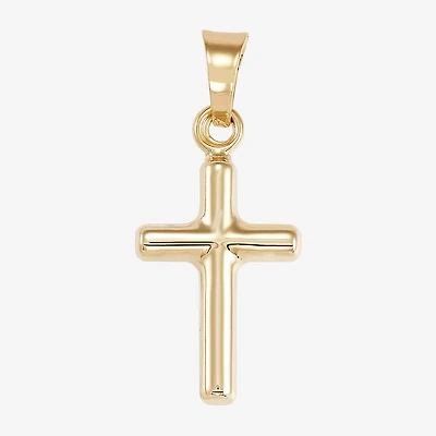 Unisex Adult 14K Gold Cross Pendant