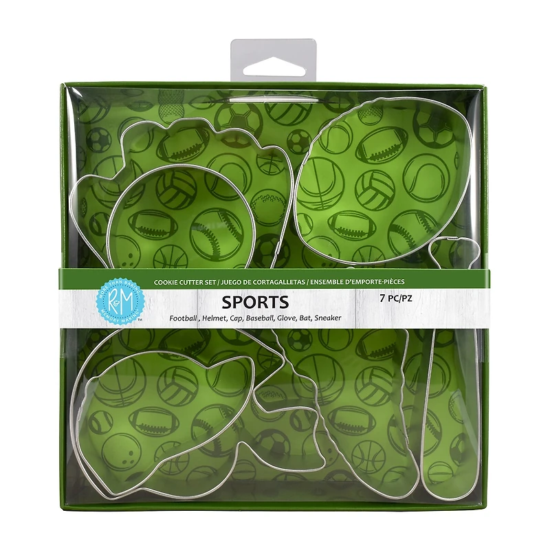 R&M International Llc Sports 7-pc. Cookie Cutters