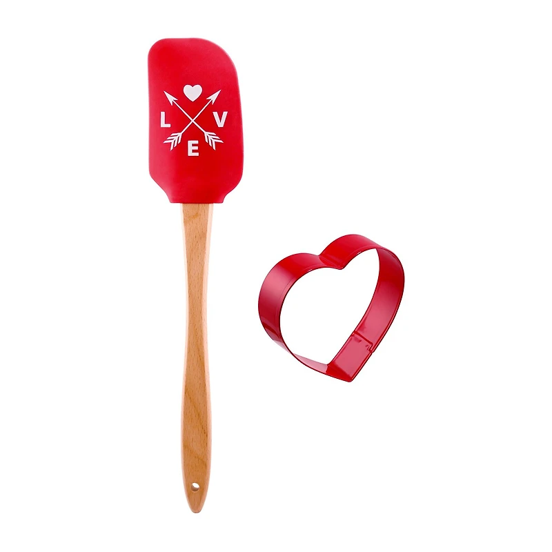 R&M International Llc Love Spatula and Cookie Cutter Set