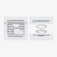 Signature By Modern Bride (H-I / I1) Womens 2 CT. T.W. Lab Grown White Diamond 10K Gold Side Stone Bridal Set