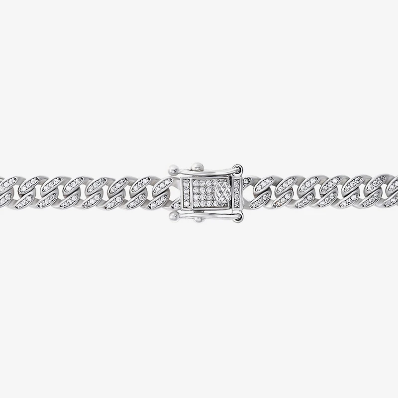 Mens Sterling Silver 22 Inch Link Chain Necklace
