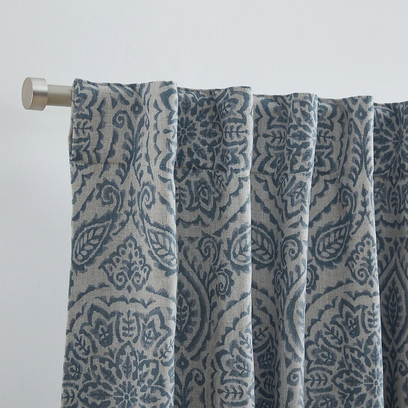 Threadmade Giovanni Rod Pocket Back Tab Energy Saving Blackout Single Curtain Panel