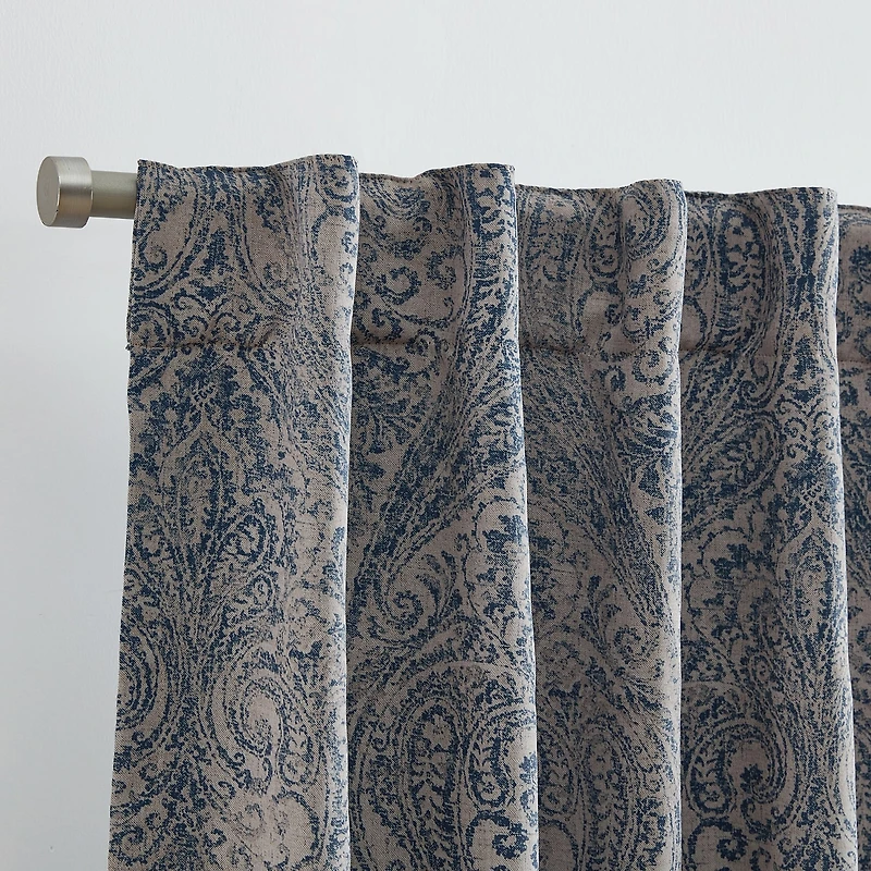 Threadmade Vittoria Rod Pocket Back Tab Energy Saving Blackout Single Curtain Panel