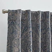 Threadmade Vittoria Rod Pocket Back Tab Energy Saving Blackout Single Curtain Panel