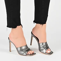 Journee Collection Camber Womens Round Open Toe Stiletto Heel Pumps
