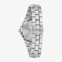 Bulova Classic Womens Silver Tone Stainless Steel Bracelet Watch 96m168