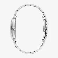 Bulova Frank Sinatra Mens Diamond Accent Silver Tone Stainless Steel Bracelet Watch 96b461