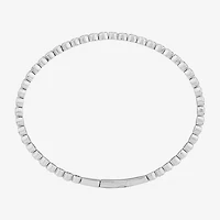 (F, Si2) Womens 3 CT. T.W. Lab Grown White Diamond 10K Gold Bangle Bracelet