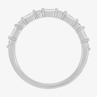 Womens 1/2 CT. T.W. Lab Grown White Diamond 10K Gold Wedding Band