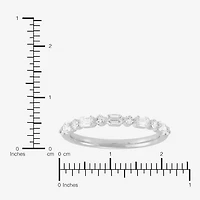 Womens 1/2 CT. T.W. Lab Grown White Diamond 10K Gold Wedding Band