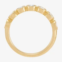 (H-I / I1) Womens 4MM 3/4 CT. T.W. Lab Grown White Diamond 10K Gold Wedding Band