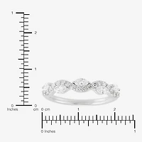 (H-I / Si2) Womens 3/4 CT. T.W. Lab Grown White Diamond 10K Gold Wedding Band