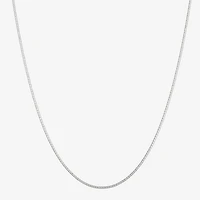 Made in Italy Womens Sterling Silver Inch Curb Chain Necklace