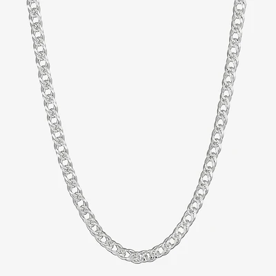 Made in Italy Womens Sterling Silver 20 Inch Fashion Chain Necklace