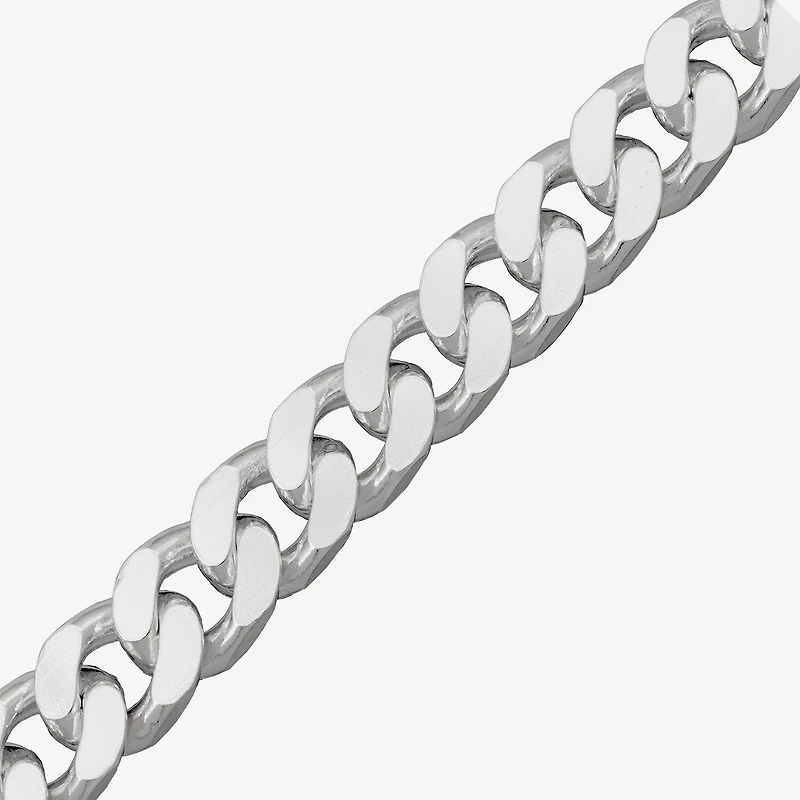Made in Italy Mens Sterling Silver 22 Inch Curb Chain Necklace