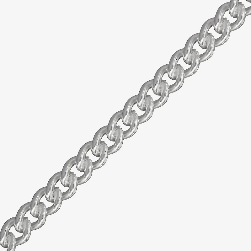 Made in Italy Unisex Adult Sterling Silver 20 Inch Curb Chain Necklace