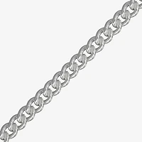 Made in Italy Unisex Adult Sterling Silver 20 Inch Curb Chain Necklace