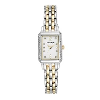 Armitron® Womens 5411 Two-Tone Bracelet Watch