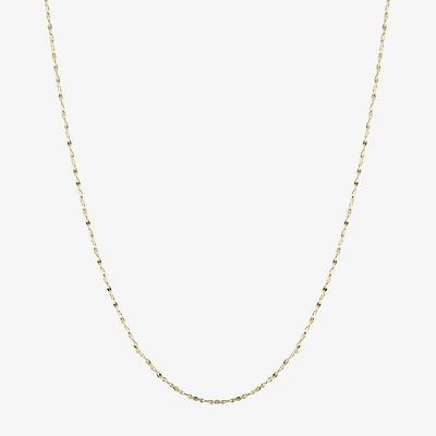 Silver Reflections 24K Gold Over Brass 18-24" Chain Necklace