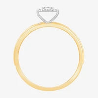 3PC Trio Set Featuring 1/7 CT.T.W.  Diamond 10K or 14K Two Tone Gold Wedding Ring Set