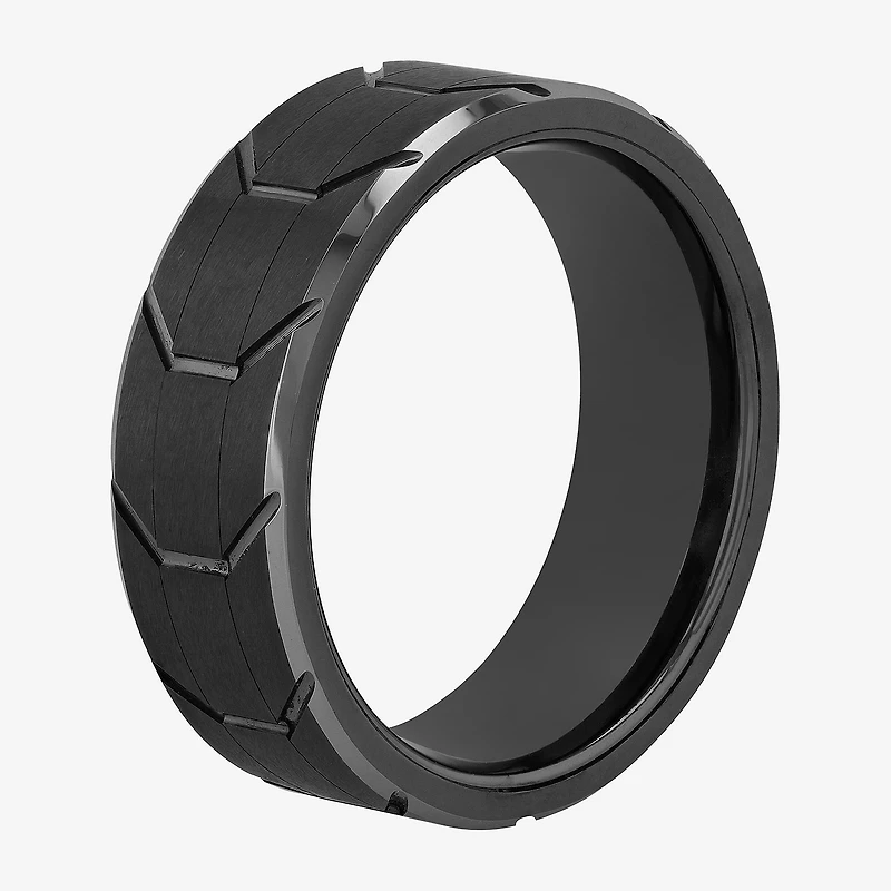 Mens 8MM Tungsten Wedding Band